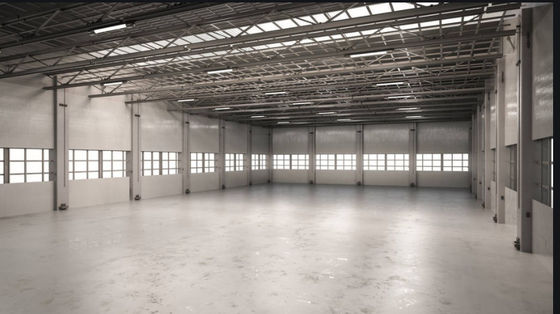 Struttura portale d'acciaio leggera prefabbricata commerciale Q355B dell'edificio per uffici