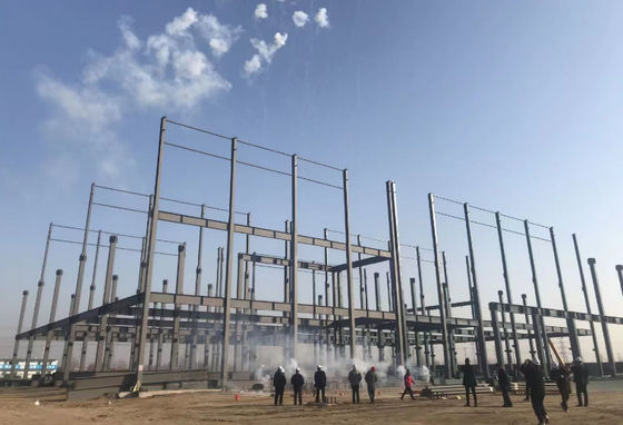 500㎡ Pre-ha costruito la costruzione amministrativa della struttura d'acciaio