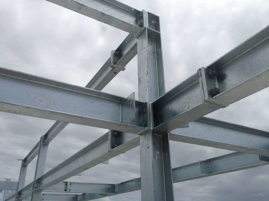 Q355 Costruzione d'officina in acciaio a sezione H saldata con arcareccio a sezione C/Z