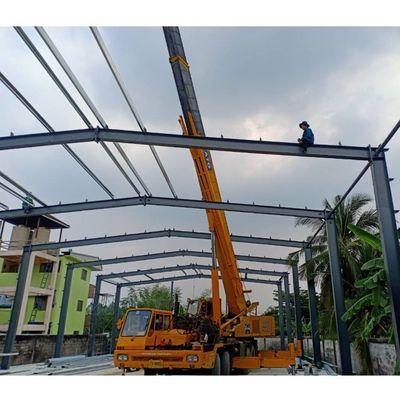 Magazzino portale della struttura di acciaio della struttura del calibro della costruzione leggera della struttura d'acciaio