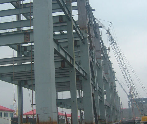 Mezzanino su misura ISO9001 antivento della costruzione della piattaforma della struttura d'acciaio