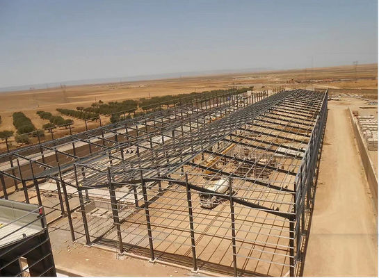 Workshop di strutture in acciaio resistenti e durevoli per l'assemblaggio di automobili in Etiopia