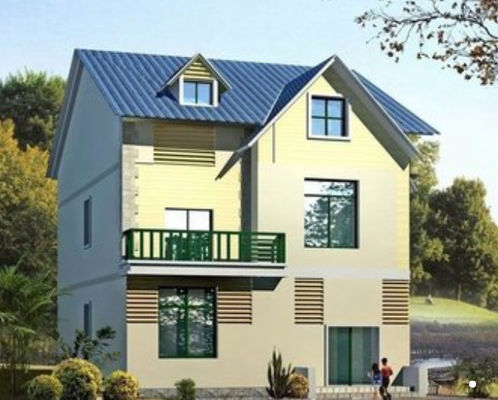 Struttura d'acciaio di Q355B Q235B che alloggia la villa leggera antivento della struttura d'acciaio
