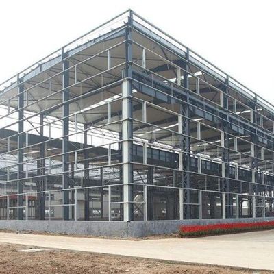 Edificio in acciaio prefabbricato moderno a più piani personalizzato