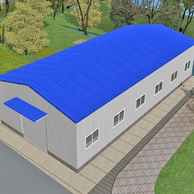 Costruzione prefabbricata dell'officina della struttura d'acciaio della trave H della saldatura dell'ampia luce