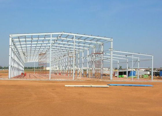 Costruzioni prefabbricate della struttura d'acciaio del magazzino della struttura d'acciaio Q235/Q355