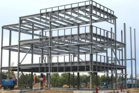 Struttura in acciaio fabbricata ad alta capacità di carico per un uso durevole