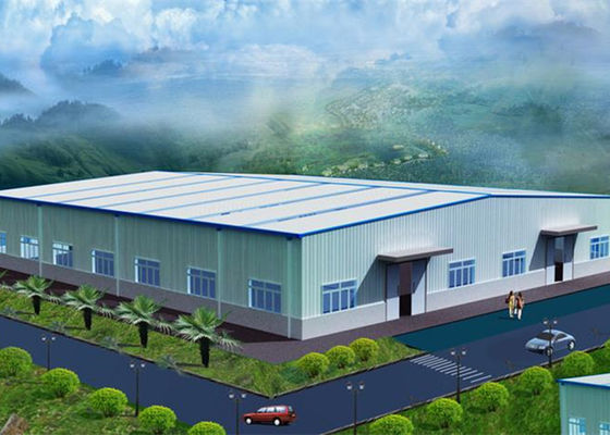 Struttura prefabbricata in acciaio per garage, officina, struttura industriale