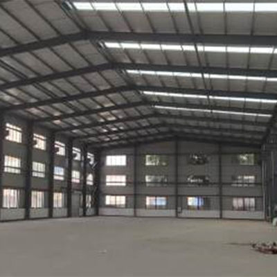 Costruzione di edifici industriale fabbricata della fabbrica del gruppo di lavoro della struttura d'acciaio