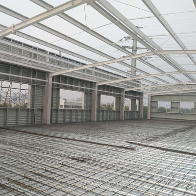 Costruzione del metallo del gruppo di lavoro della struttura d'acciaio della costruzione prefabbricata di fabbricato industriale