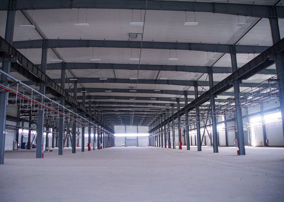 Costruzione di struttura d'acciaio industriale della costruzione del magazzino prefabbricato della struttura