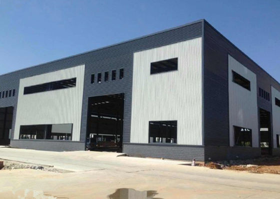 Costruzione di struttura d'acciaio industriale della costruzione del magazzino prefabbricato della struttura