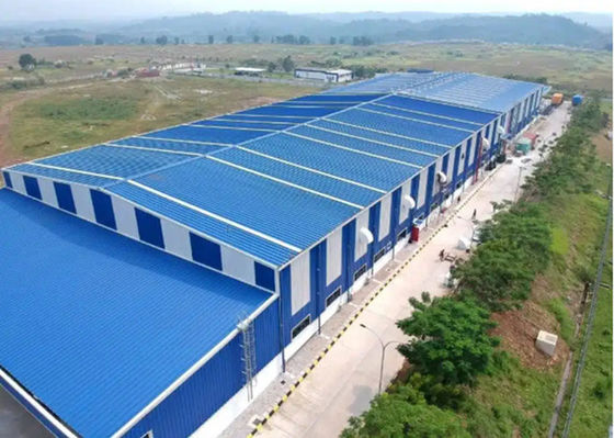 Costruzioni prefabbricate della struttura d'acciaio del magazzino della struttura d'acciaio Q235/Q355