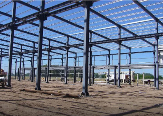 Costruzioni prefabbricate della struttura d'acciaio del magazzino della struttura d'acciaio Q235/Q355