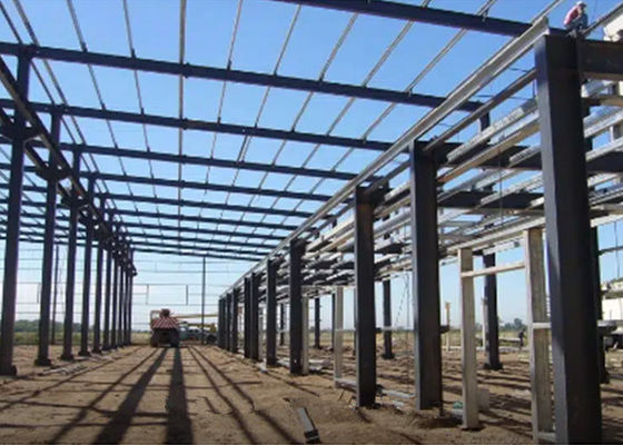 Costruzioni prefabbricate della struttura d'acciaio del magazzino della struttura d'acciaio Q235/Q355