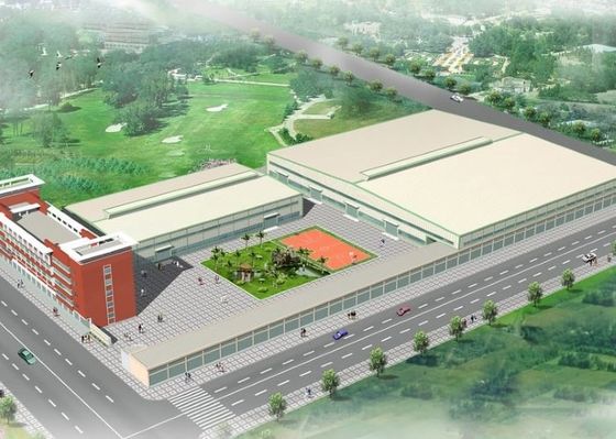 Progettazione moderna Grande lunghezza facile da assemblare Struttura in acciaio