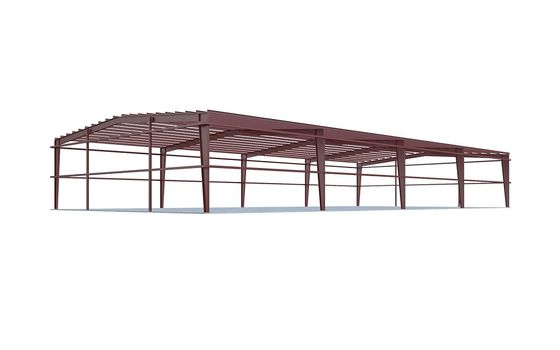 Edificio prefabbricato telaio a cantilevere Struttura in acciaio industriale in metallo leggero