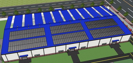 Lavori di costruzione prefabbricati con struttura in acciaio