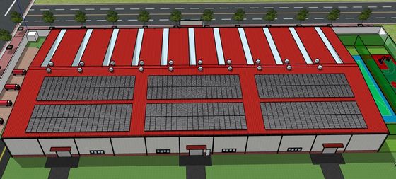 Lavori di costruzione prefabbricati con struttura in acciaio