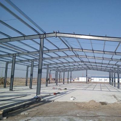 Prefabbricazione di edifici in metallo, struttura in acciaio, laboratorio, struttura del portale