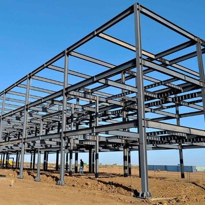 Prefabbricazione di edifici in metallo, struttura in acciaio, laboratorio, struttura del portale