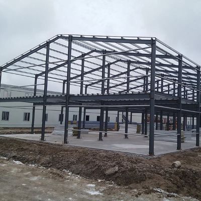 Prefabbricazione di edifici in metallo, struttura in acciaio, laboratorio, struttura del portale