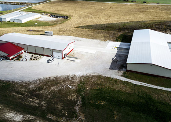 Struttura in acciaio prefabbricata industriale
