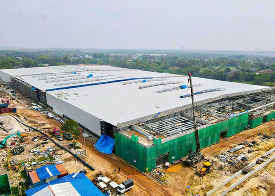 Struttura prefabbricata in acciaio per garage, officina, struttura industriale