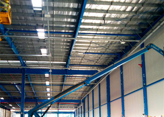 Costruzione di edifici industriale fabbricata della fabbrica del gruppo di lavoro della struttura d'acciaio