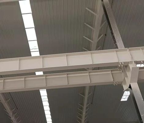 Metallo costruzione struttura di acciaio magazzino con vetri in alluminio / PVC