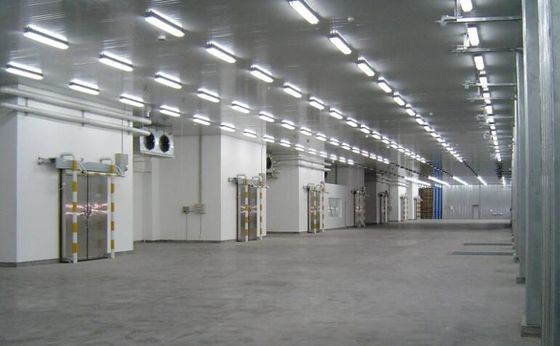 Isolamento struttura in acciaio opzionale magazzino con parete in lamiera di acciaio a colori
