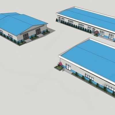 Costruzione di un'officina di costruzioni in acciaio con isolamento opzionale disponibile