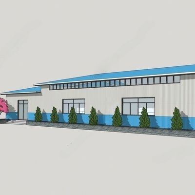 Costruzione di un'officina di costruzioni in acciaio con isolamento opzionale disponibile