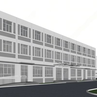 Laboratorio di strutture in acciaio galvanizzato con isolamento opzionale per l'applicazione di hangar