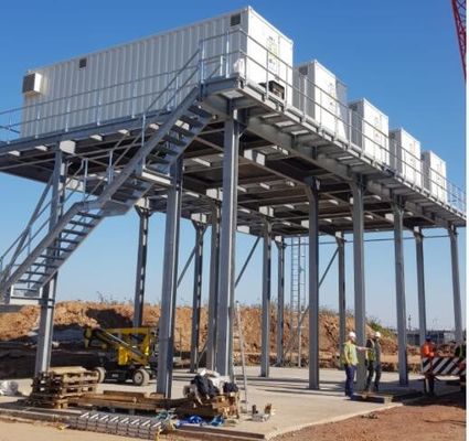 Piattaforma di strutture in acciaio di alta capacità di carico per l'industria