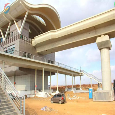 Edificio a struttura in acciaio con acciaio a sezione H laminato a caldo/saldato per stazione della metropolitana
