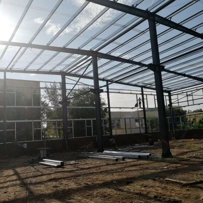 Facilità di assemblaggio struttura in acciaio di larga durata edificio magazzino di metallo prefabbricato