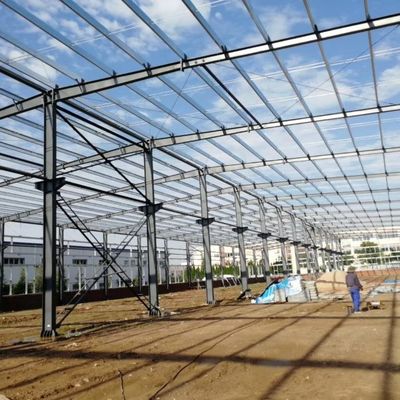 Facilità di assemblaggio struttura in acciaio di larga durata edificio magazzino di metallo prefabbricato