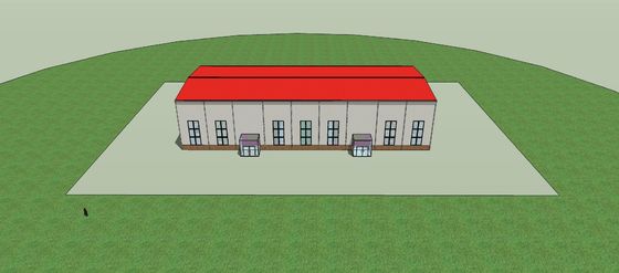 Struttura d'acciaio leggera antivento Hall Assemble Lightweight ISO9001