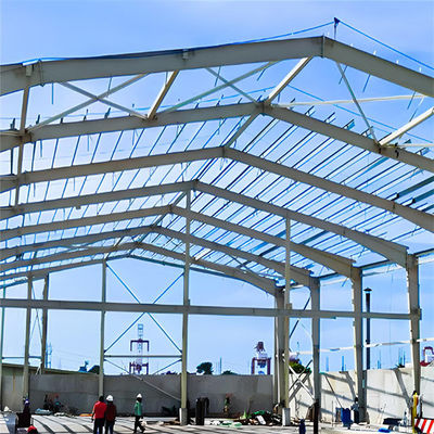 Fabbricazione di strutture in acciaio a sezione H saldate Verniciate Q355 Q235