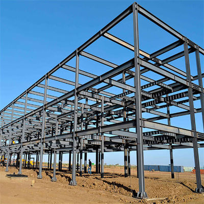 Fabbricazione di strutture in acciaio a sezione H saldate Verniciate Q355 Q235