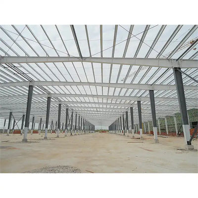 Magazzino di struttura in acciaio prefabbricato con isolamento opzionale e finestre in alluminio