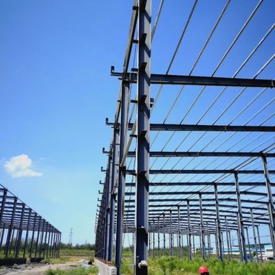 Portal frame struttura in acciaio magazzino per lo stoccaggio con acciaio in sezione H