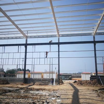 Portal frame struttura in acciaio magazzino per lo stoccaggio con acciaio in sezione H