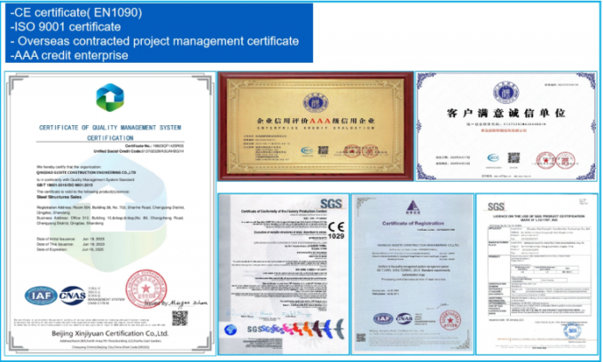 QINGDAO GUSITE CONSTRUCTION ENGINEERING CO.,LTD Controllo di qualità