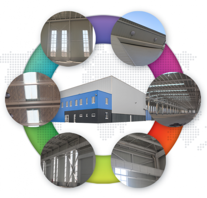 Edificio di struttura in acciaio e metallo capannone garaggio residenziale 0