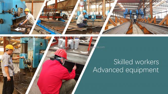 Ampia luce ISO9001 del metallo di griglia delle costruzioni prefabbricate del magazzino 0