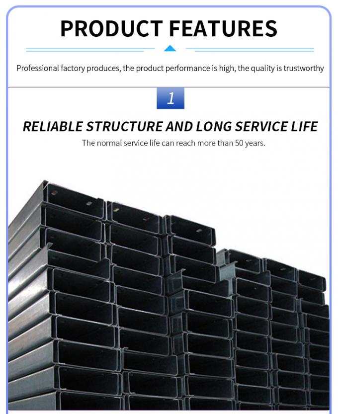 La immersione calda di montaggio della costruzione del magazzino della struttura d'acciaio di griglia ha galvanizzato 0