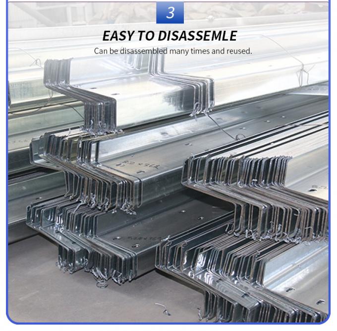 La immersione calda di montaggio della costruzione del magazzino della struttura d'acciaio di griglia ha galvanizzato 2