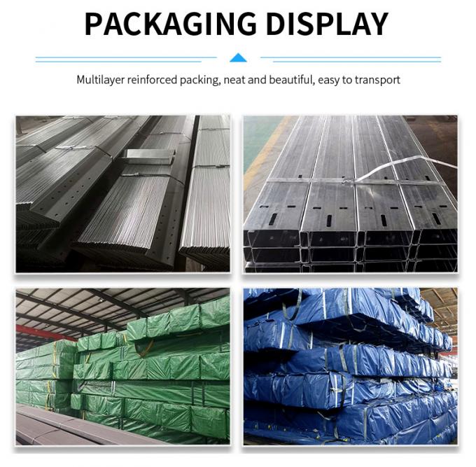 La immersione calda di montaggio della costruzione del magazzino della struttura d'acciaio di griglia ha galvanizzato 4